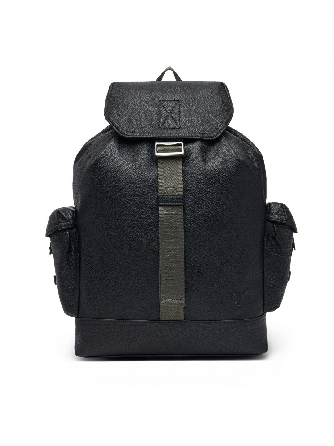 Calvin Klein Jeans Batoh Cargo Flap Backpack 43 LV04G3077G Černá